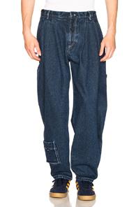 Gosha Rubchinskiy Carpenter Denim Pant In Blue