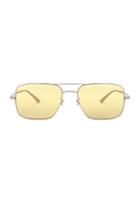Oliver Peoples X The Row Victory La Sunglasses In Metallic,yellow