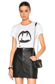 Saint Laurent Blood Luster Tee In White