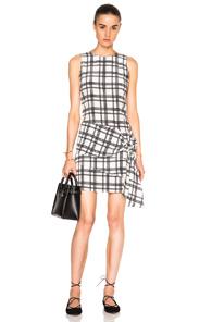 Marissa Webb Tristan Dress In Plaid,white