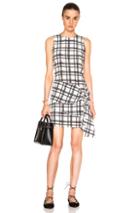 Marissa Webb Tristan Dress In Plaid,white