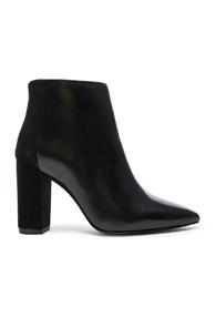 Iro Leather Shenna Booties In Black