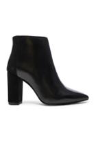 Iro Leather Shenna Booties In Black