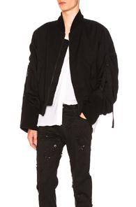 Ann Demeulemeester Bomber In Black
