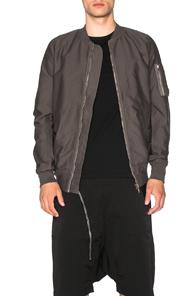 Drkshdw By Rick Owens Flight Jacket In Gray
