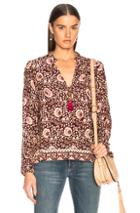 Natalie Martin Millie Top In Floral,red