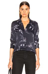 Equipment Essential Top In Black,floral