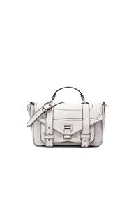 Proenza Schouler Ps1 Leather Tiny In White