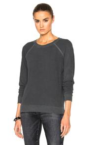 Amo Raglan Sweatshirt In Gray
