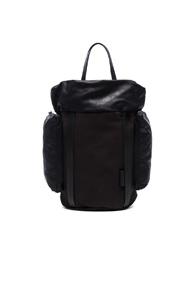 Cote & Ciel Saar Medium Waxed Canvas Bag In Black