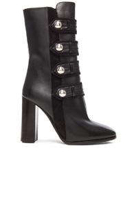 Isabel Marant Arnie Brandebourg Leather Boots In Black