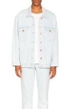 Martine Rose Oversized Denim Jacket In Blue