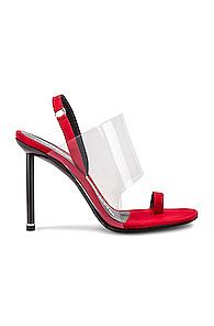 Alexander Wang Kaia Satin Heel In Red