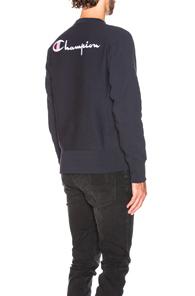Champion Reverse Weave Crewneck Sweatshirt In Blue