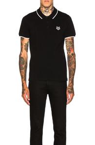 Kenzo K Fit Polo In Black