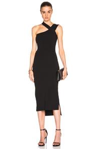 Nicholas One Shoulder Dress In Black