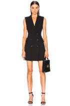 L'agence Keely Double Breasted Blazer Dress In Black