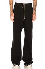 Drkshdw By Rick Owens Mastadon Drawstring Pants In Black