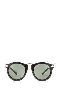 Karen Walker Harvest Sunglasses In Black