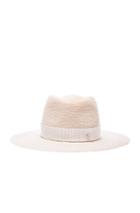 Maison Michel Charles Classic Trilby Hat In Neutrals