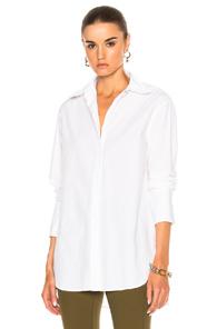 Rag & Bone Essex Poplin Shirt In White