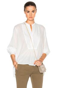 Nili Lotan Greenwich Top In White
