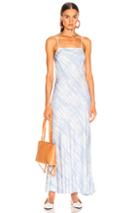 Staud July Dress In Blue,ombre & Tie Dye,white