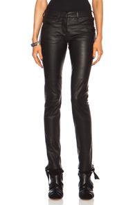 Isabel Marant Haper Leather Pant In Black