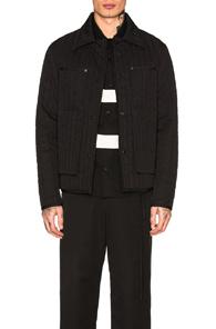 Craig Green Quilted Worker Jacket In Black