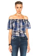 Ulla Johnson Amania To In Blue,checkered & Plaid