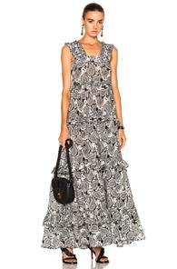 Dodo Bar Or Kat Dress In Abstract,black,white