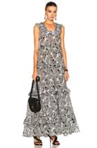 Dodo Bar Or Kat Dress In Abstract,black,white