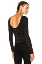 Rag & Bone/jean Tyler Long Sleeve Knit Top In Black