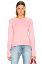 Equipment Axel Cropped Sweater In Pink
