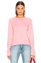 Equipment Axel Cropped Sweater In Pink