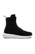 Cu4tro Suede Ninja Sneakers In Black