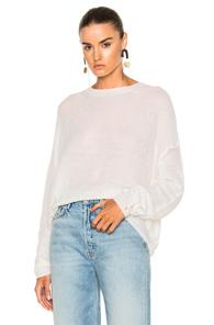 Acne Studios Aisha Alpaca Sweater In White