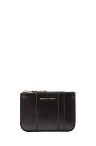 Comme Des Garcons Raised Spike Small Pouch In Black