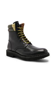 Givenchy Tank Leather Combat Boots In Black