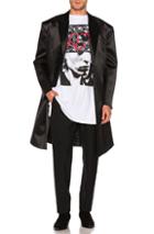 Raf Simons 6 Balls Classic Trench Coat In Black