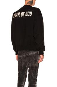 Fear Of God Heavy Terry Crew In Black