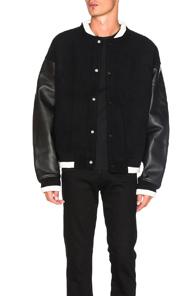 Alexander Wang Bomber Jacket In Black