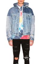 Amiri Reconstructed Trucker In Blue