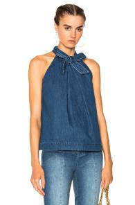 Ulla Johnson Mako Top In Blue