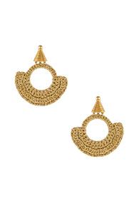 Lucy Folk Memphis Milano Earrings In Metallic