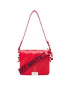 Off-white Diagonal Padded Flap Bag In Red