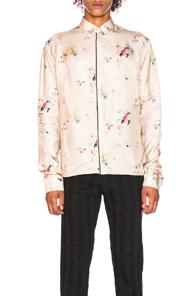 Haider Ackermann Classic Shirt In Floral,neutrals