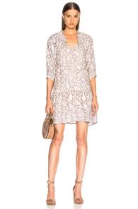 Natalie Martin Stevie Dress In Floral,white,purple