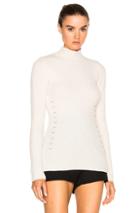 Mugler English Coste Sweater In White