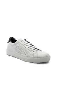 Givenchy Urban Street Perforated Sneakers In White